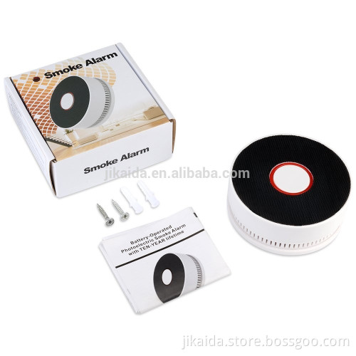 UL217standards smoke detector with built-in DC9v battery